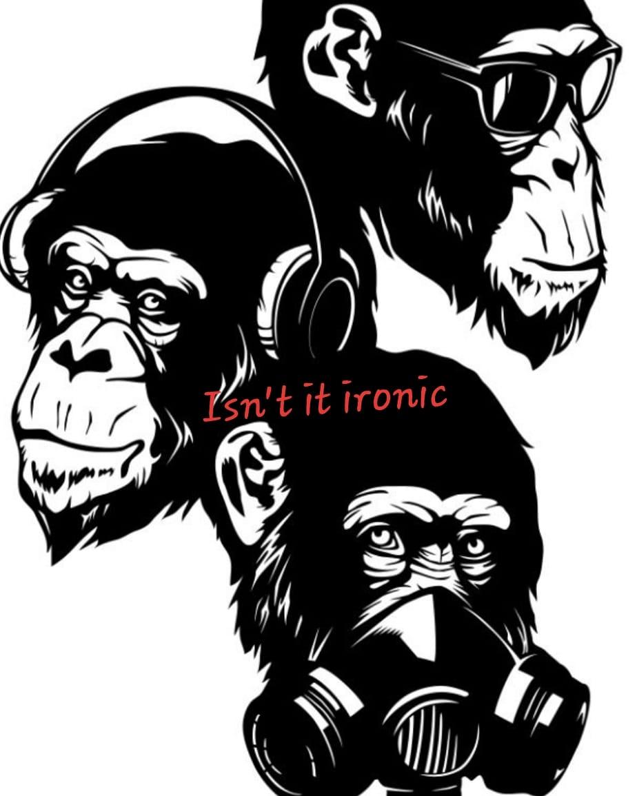 Арт картинки обезьяна репер
